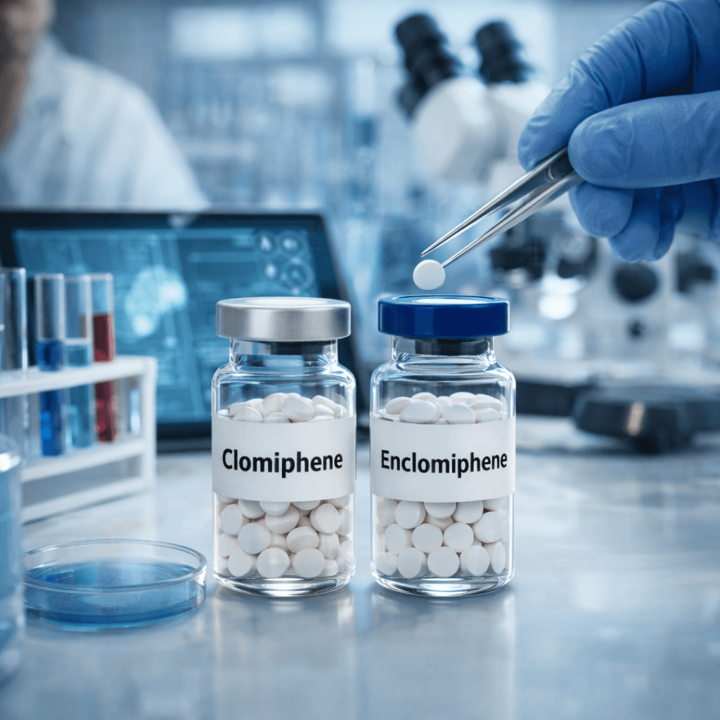 Лабораторный анализ Clomiphene и Enclomiphene