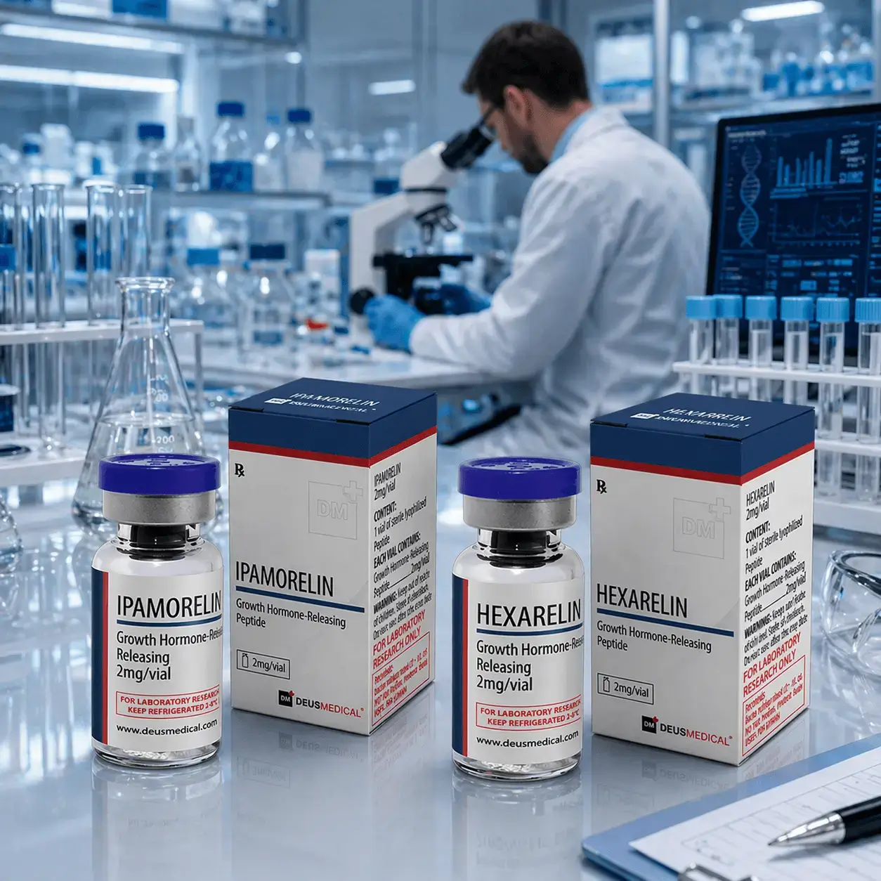 Ipamorelin vs Hexarelin