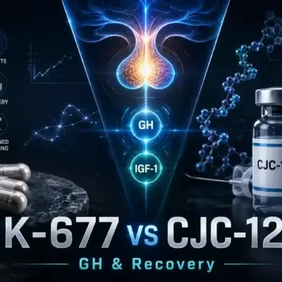 MK-677 vs CJC-1295 comparison for growth hormone stimulation, IGF-1, muscle recovery and bodybuilding