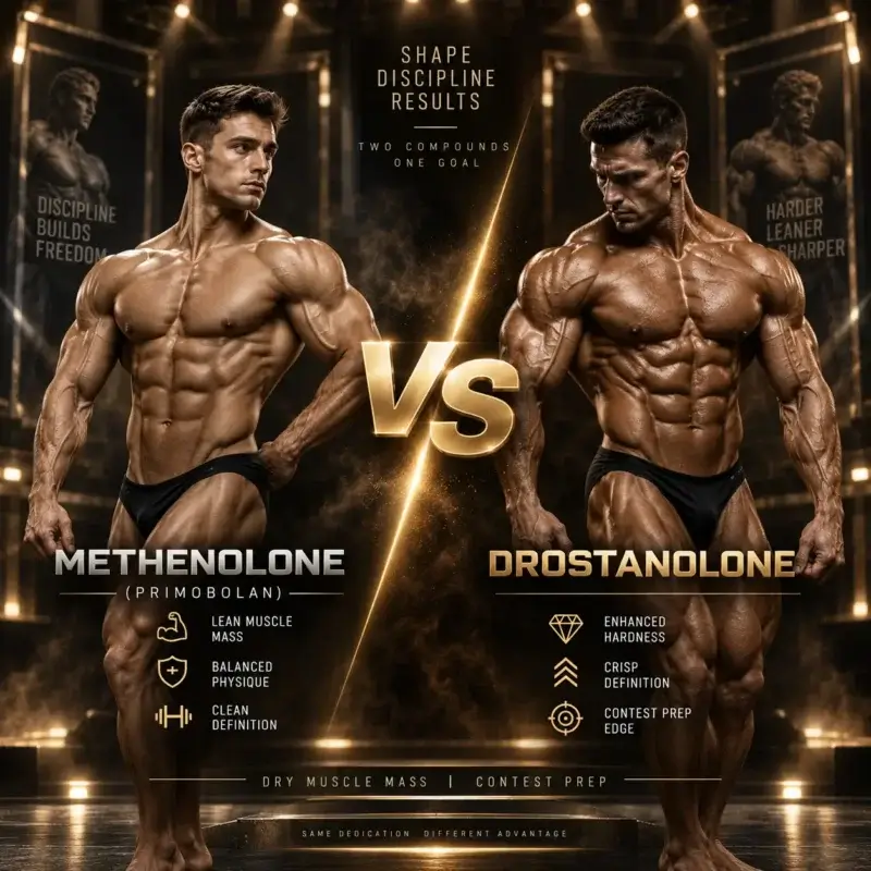 Methenolone vs Drostanolone comparison for lean muscle preservation, muscle definition and contest preparation in bodybuilding