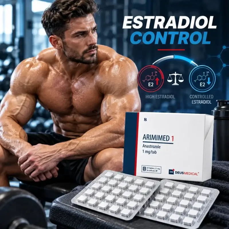 Anastrozole for estradiol control during a steroid cycle