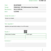 Injectable Deus Medical - Lab Test 10