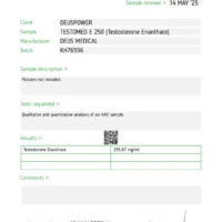 Injectable Deus Medical - Lab Test 14