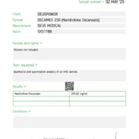 Injectable Deus Medical - Lab Test 2