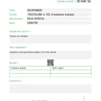 Injectable Deus Medical - Lab Test 20