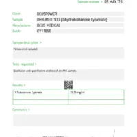 Injectable Deus Medical - Lab Test 4