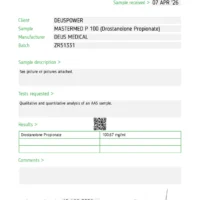 Injectable Deus Medical - Lab Test 8