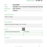 Injectable Deus Medical - Lab Test 9