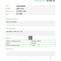 Peptides Astera Labs - Lab Test 2