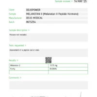 Peptides Deus Medical - Lab Test 13