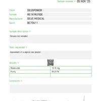 Peptides Deus Medical - Lab Test 18