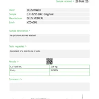 Peptides Deus Medical - Lab Test 2