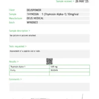 Peptides Deus Medical - Lab Test 24