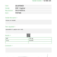 Peptides Deus Medical - Lab Test 4