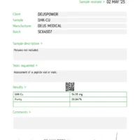 Peptides Deus Medical - Lab Test 6
