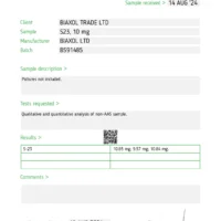 SARMS Biaxol - Lab Test 7